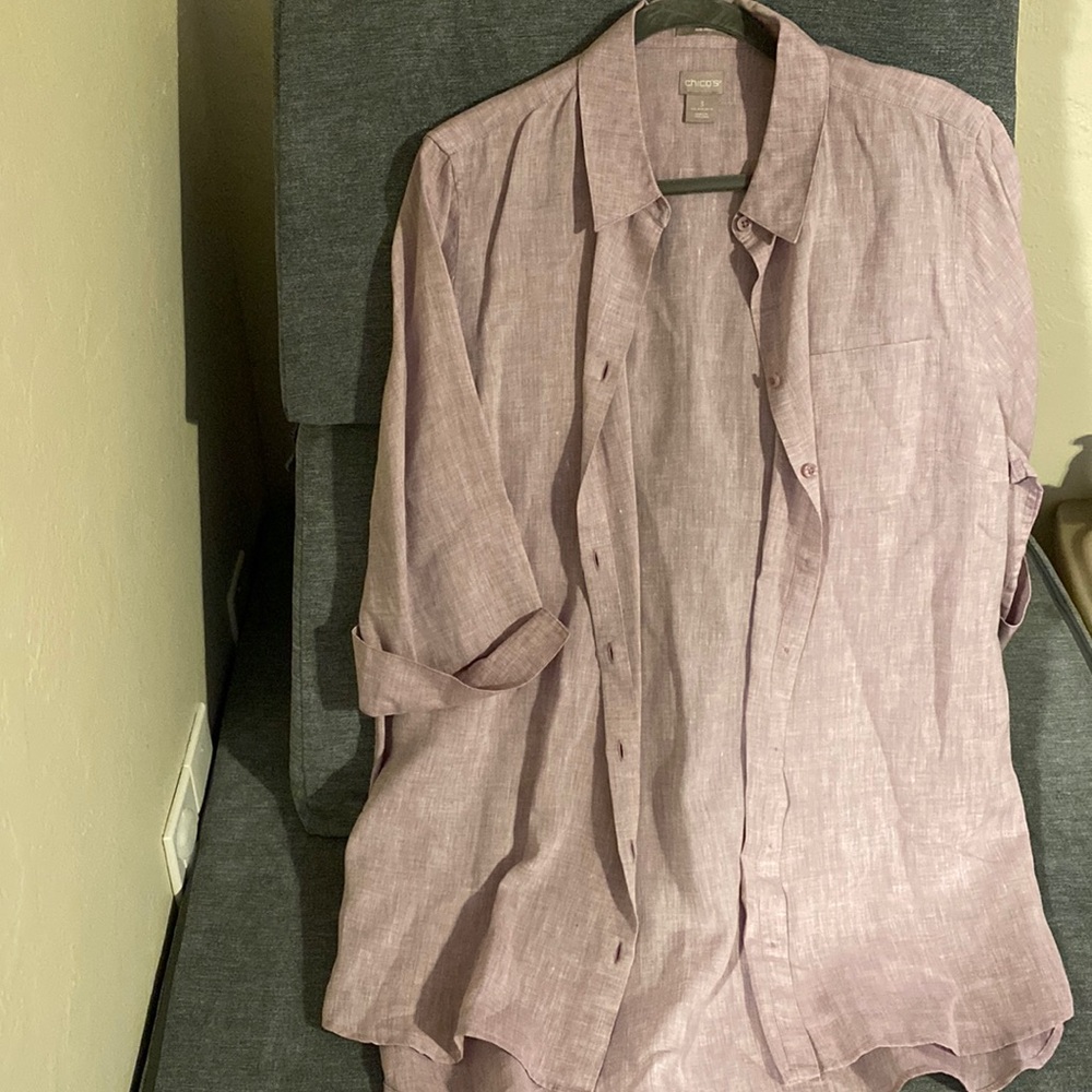 Chico’s Button Down Dress Shirt